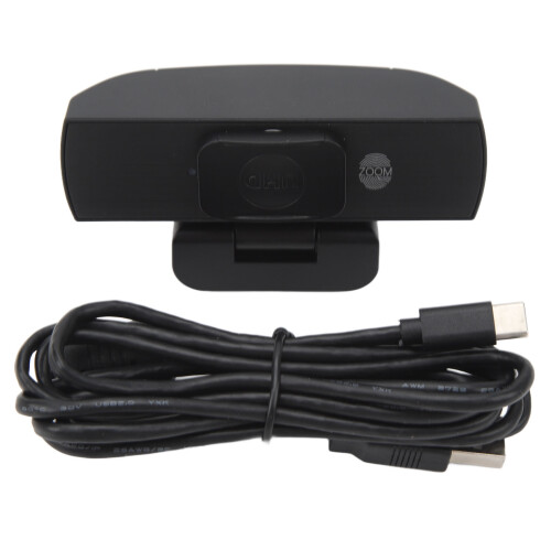 Webcam Plug and Play avec microphone intégré 4K UHD, caméra USB grand écran, visioconférence, diffusion en direct, plusieurs méthodes