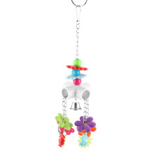 Parrot Entertainment Toy Chewing And Preening Toy Stimulate Curiosity Sweet Sound Bells for Budgie Lovebirds Release Pressure Decorate Bird Cage