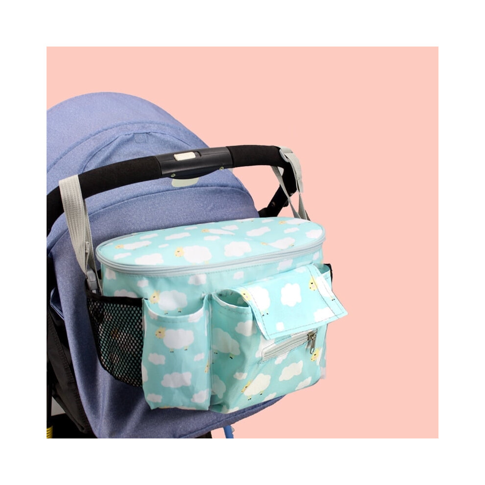 Universal Stroller Organizer with Thermal Cup Holders – Compatible with Uppababy, Nuna, Doona, Bugaboo, Babyzen & Pet Strollers