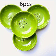 6pcs Reusable Mini Sauce Plates for Soy Sauce, Dipping, Sushi, BBQ & Party – Compatible with Restaurant Use