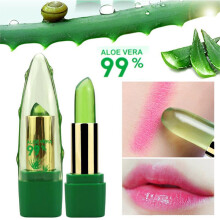 Balsamo labbra liscio all'aloe vera, rossetto magico che cambia colore con la temperatura, impermeabile, balsamo labbra idratante a lunga durata,