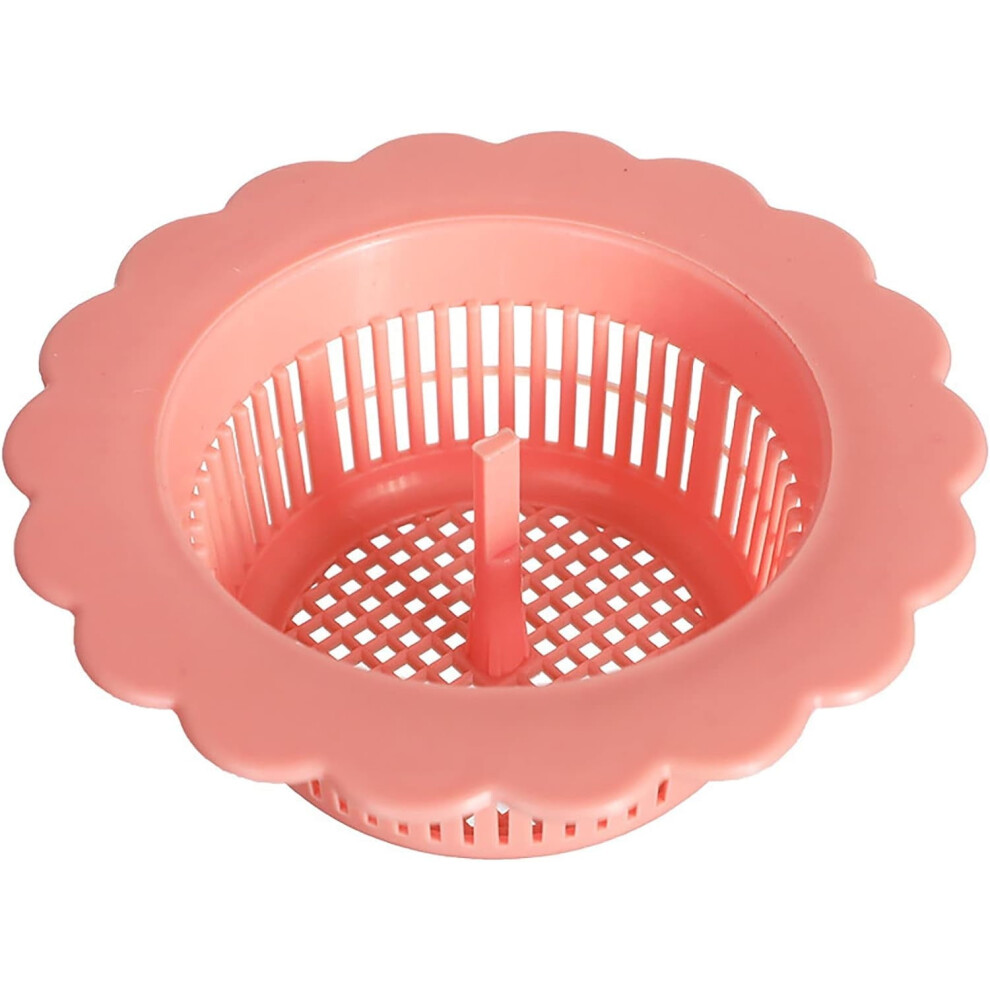 Kitchen Flower Shaped Sink Strainer, Upgraded Sink Drain Strainer For Most Kitchen Sink Drain Basket, Oppose Clogging And Odor Prevention(Pink) 9340959289363
