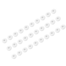 30 pezzi di inserti auricolari in spugna per auricolari, cuscinetti di ricambio per cuffie, cuscinetti auricolari in morbida schiuma da 15 mm