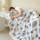 Lambswool Throw Blanket Double Layer 10070cm Silver 1