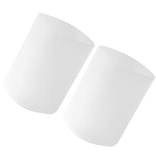 Conjunto de 2 Porta-Canetas Leves de Plástico para Mesa de Escritório, Balde Organizador Multiuso para Artigos de Papelaria