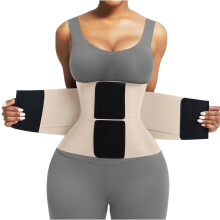 Waist Trainer Belt Waist Cincher Trimmer Ab Belt Tummy Control Body Shaper with Triple Wrap Women and Men
