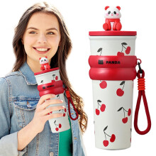 Clearance!Drinking Bottle Cute Design Portable Cup insulated Cup for Children Women Teachers Car Travel