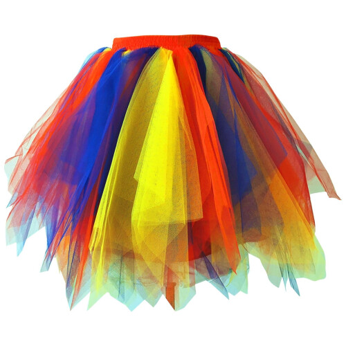 Φούστα από τούλι Mardi Gras Αποκριάτικη στολή Rave Tutu Φούστες για γυναίκες