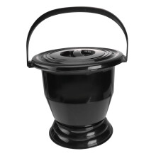 Urinoir crachoir avec couvercle sécurisé et poignée, format portable, pour personnes âgées, enfants, femmes et hommes, à la maison et en voyage.