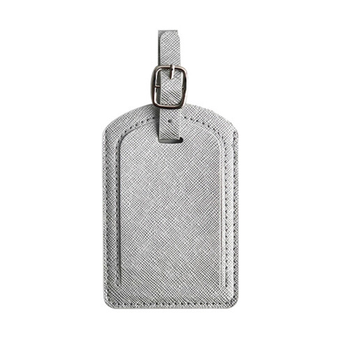 Etichetă de bagaj din piele PU cu card de nume – 1 pachet