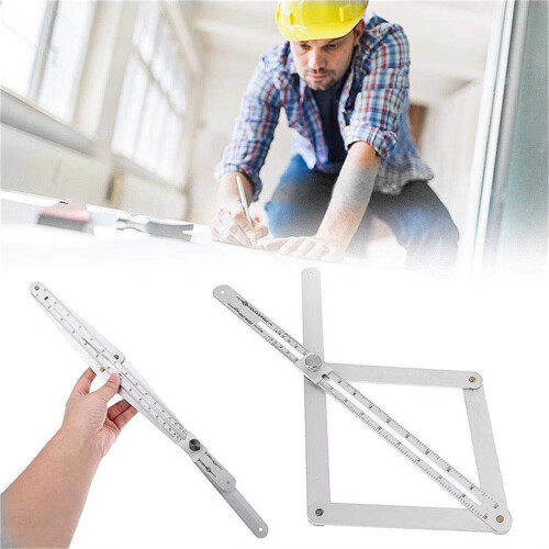 Multi Angle Stainless Steel Protractor Corner Angle Finder Precision Tool For Woodworking And Measuring