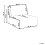 Beliani 1-Seat Section KIVVIK Boucle Off-White 3