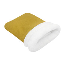 Semi-Enclosed Dog House with Thick Fleece for Large Breeds