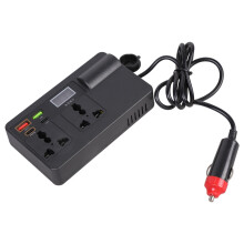 120W Car Power Inverter with PD30W Type-C & USB-A Port DC12V-24V to 220V Car Plug Adapter Outlet Vehicle Essential