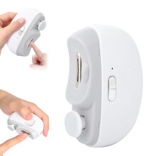 Vylepšené elektrické klieštiky na nechty s LED a úložným priestorom, 2 rýchlosti, nabíjateľné cez USB – vhodné pre bábätká, deti,
