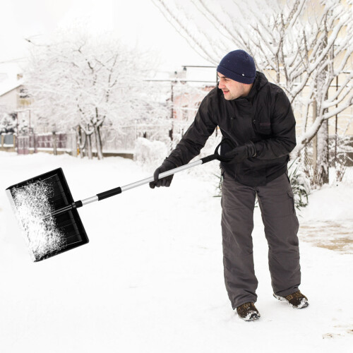 Lichtgewicht Aluminium Sneeuwschep Met Ergonomisch Handvat 2