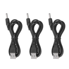 Hosszabbítókábel DC csatlakozóhoz, töltőkábel hengeres jack adapterrel rézvezetékes maggal, USB port tápkábel mobil merevlemez