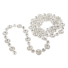 DIY Decoration Rhinestone Chain Trim Sparkly Rhinestone Chokers With Strong Practicability For Creative Crafting Enthusiasts