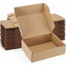 Shipping Boxes 7x5x2 inches Brown Small Mailing Boxes 25 Pack Cardboard Corrugated Box Mailers