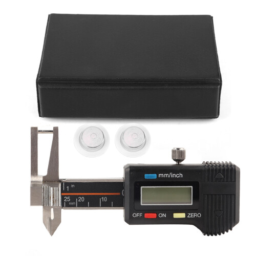 High Precision Digital Caliper Stainless Steel Measuring Tool Waterproof Large LCD Screen Auto Off Inch Millimeter Conversion Zero Setting Function