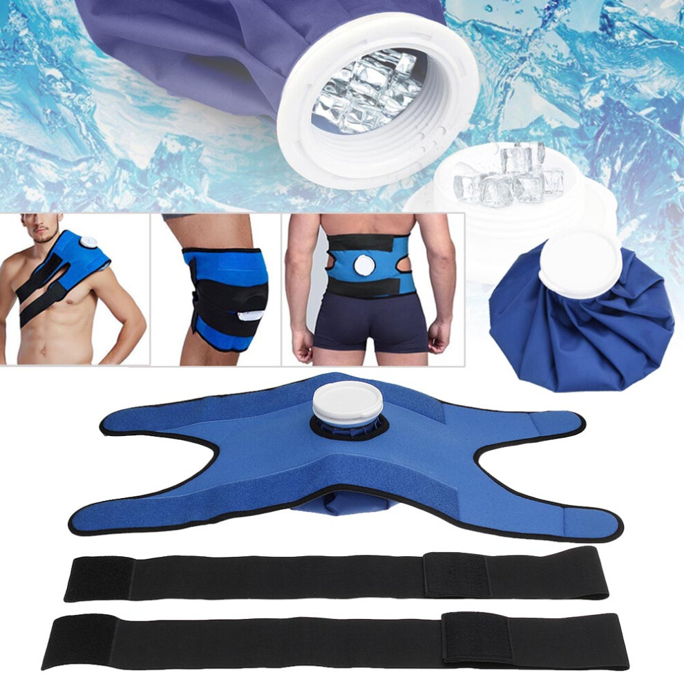 Roc-Electron Blue Ice Pack Belt For Knee & Shoulder Pain Relief