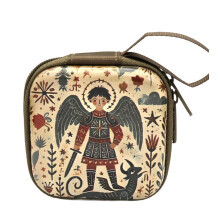 Rosary Jewelry Box Religious Trinket Storage Holders Case Religious Trinkets Box Coin Purse Rosarys Prayer Bags Zippers