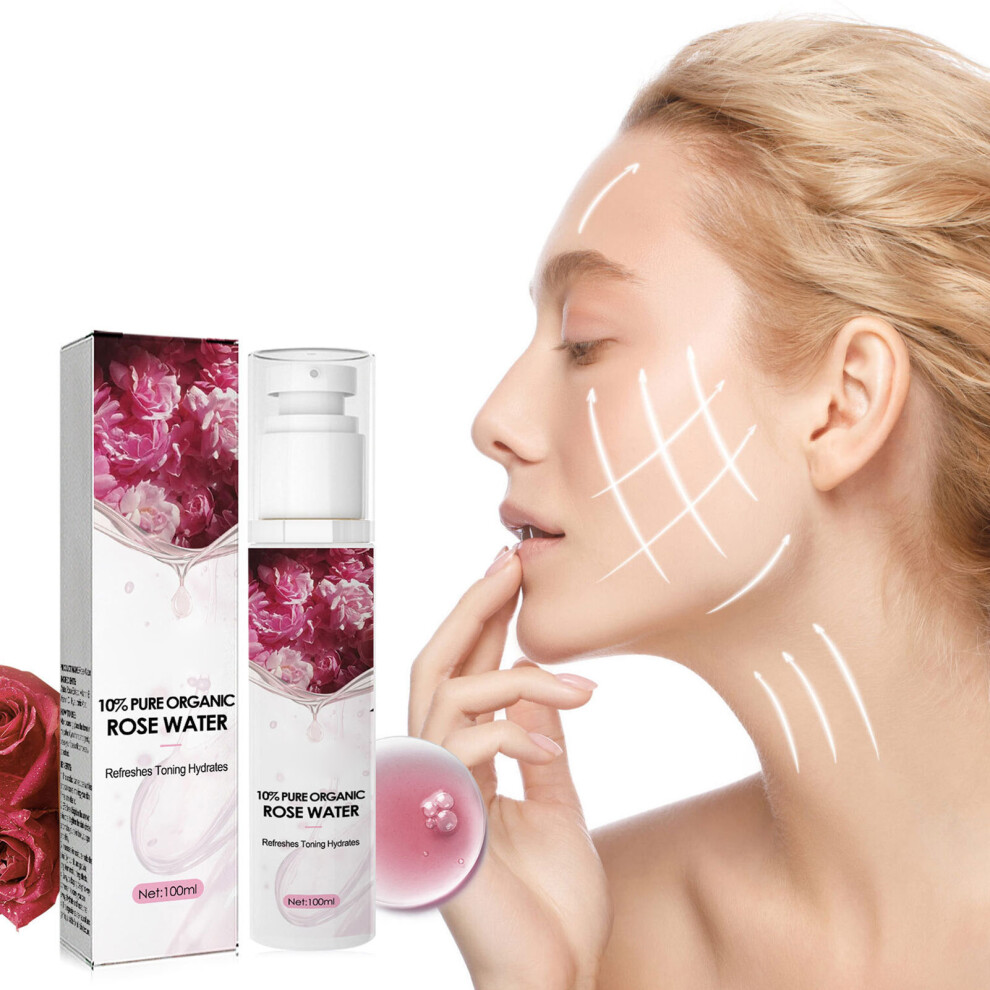 Deep Moisturizing Rose Facial Mist Spray 100ml for All Skin Types