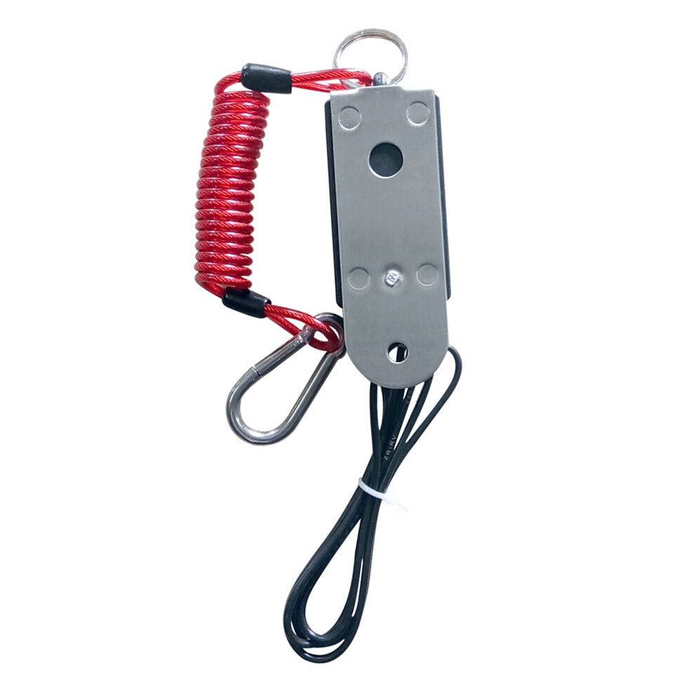Trailer Electromagnetic Brake Controller Emergency Breakaway Coiled Cable With Electric Brake Onoff For Towing 9085618412644