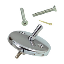 Universals Bathtubs Overflows Drain Cover Zincs Alloys Double Screw For Seamlessly Installation And Water Flows