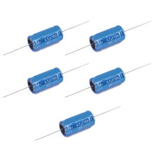Set of 5pcs 100V Aluminum Electrolytic Capacitors 1.5-15uF Capacitors for Superior Sound Quality In Applications