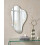 Beliani Wall Mirror HERRY 46 cm 76 cm Silver 2