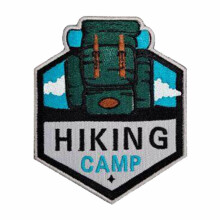 Sunxin Stickers Finally Home Patch Never Stop Exploring | Outdoor Backpack Patch Hiking Patch Nature Badge Badge, 1X Camping Embroidery Velcro