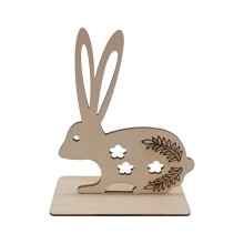 Easter Wooden Bunny Cutouts Unfinished Easter Rabbit Cutouts for Crafts Spring Decorations Classroom DIY Home Decor