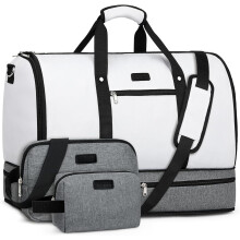 Sac de voyage convertible 3 en 1 pour vêtements/costumes/robes avec compartiment à chaussures, lot de 3, compatible avec tous vos besoins de voyage