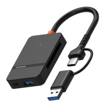 Čítačka kariet USB C s vysokou rýchlosťou pre pamäťové karty CF MS TF, adaptéry OTG pre zariadenia