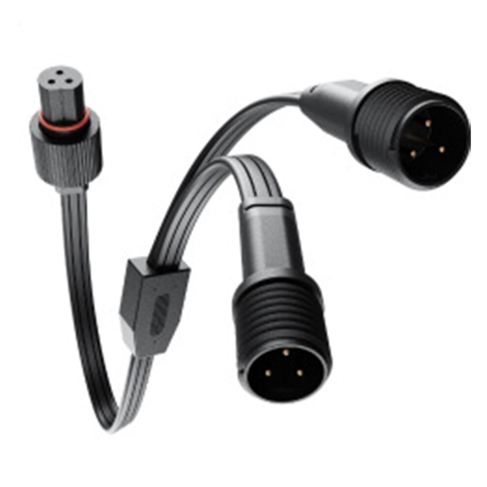 Outdoor Power Extension Cord Waterproof Y-Splitter 2-Output 9178400824203