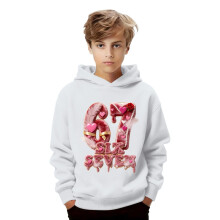 Boys Graphic Hooded Pullover Sweatshirt with Pocket – Soft, Lightweight Casual Hoodie for Kids & Youth, School & Playwear