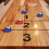 gioco da tavolo per bambini con 16 puck, palline e roller, set completo 9
