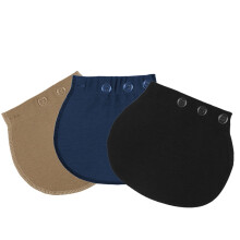 Unbranded Waistband Extender for Pants Repairing with Cotton Material Great for Maternity and Jeans Adjustable 3pcs Assorted Color