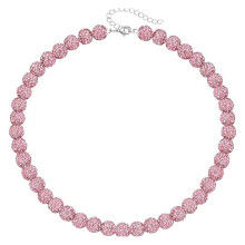Collana da baseball unica con strass, stile discoteca, gioiello alla moda per persone attive, accessorio sportivo.