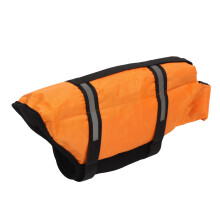 Hundeschwimmweste für Schwimmen & Bootfahren Orange L 5,5-11 kg verstellbar