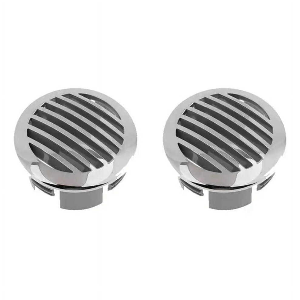 2 Pieces 4 Inch Adjustable Marine Vent Covers, 316 Stainless Steel Air Flow Covers For Rv, Boats, Yachts 9551475205120