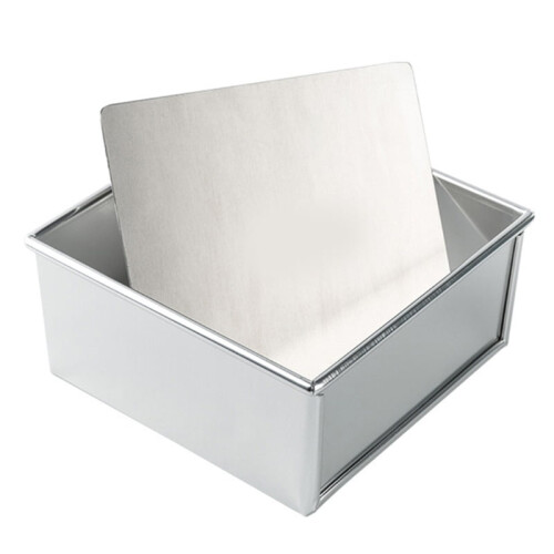 Square Cake Ring Baking Mold Square Cake Baking Ring with Removable Base Ideal for Birthdays and Celebrations