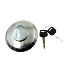 Tappo di ricambio per serbatoio carburante moto con chiusura di sicurezza, facile da installare e fornito con 2 chiavi per uso professionale.