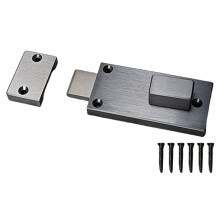 Square Aluminum Door Bolt for Wood Door Adjustable Slide Lock Heavy Duty Aluminum Sliding Bolt Latches for Home Security