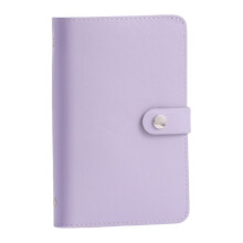 Álbum para Coleção de Cédulas com 50 Bolsos, Porta-Dinheiro em Couro, Organizador de Notas, Livro para Armazenamento de Cédulas 17,8 x 12,7 cm