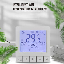 WiFi Smart Thermostat 3A Water 86x86x40mm White