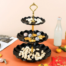 Cupcake Stand, 3 Tier Serving Tray Cupcake Dessert Candy Fruit Display Holder for Wedding, Christmas, Baby Shower Birthday Tea Party