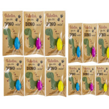 Sunxin Greeting Card Easter Valentine Class Class Presents Dinosaur Egg Hatching Greeting Card Gifts, 12 Dinosaur Eggs (With Greeting Card)