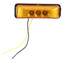 3 Led 3.9Inch Car Truck Side Light Tail Rear Lamps Indicator 10-24V For Trailer Rv Boat Lorry